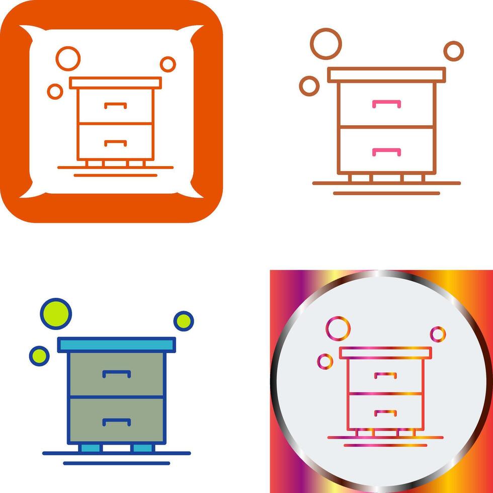 Table Icon Design vector