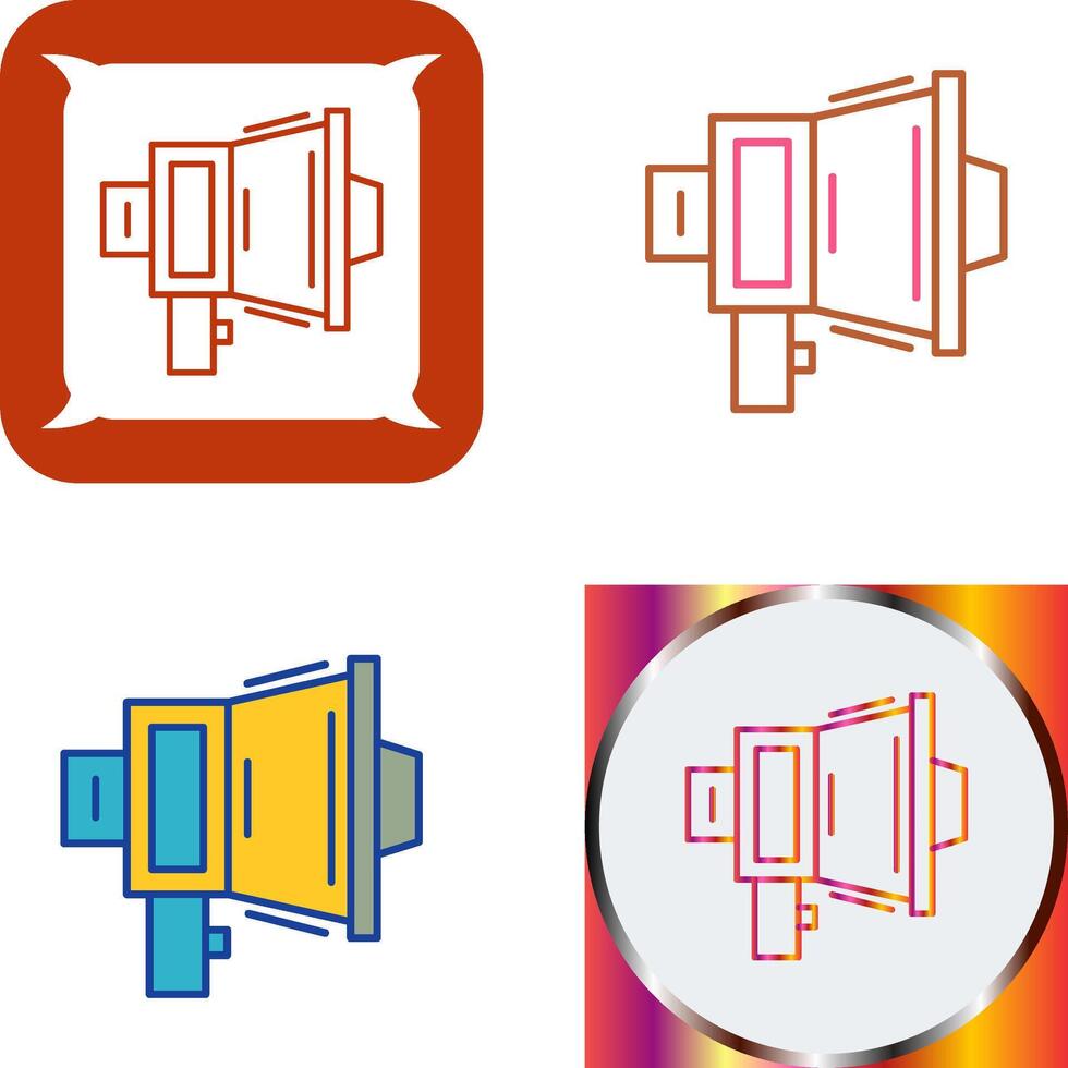 Megaphone Icon Design vector