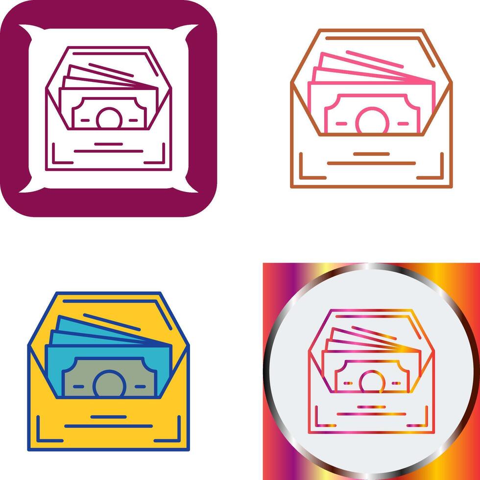 Salary Icon Design vector