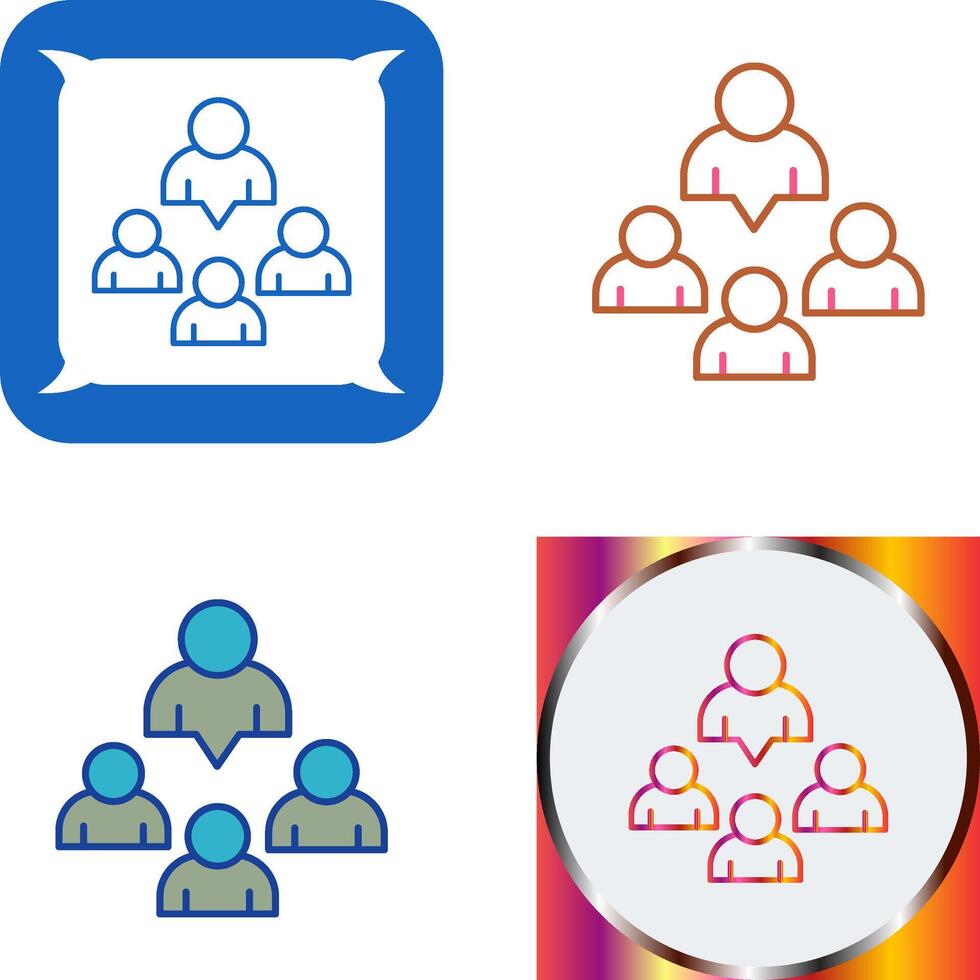 Group Icon Design vector