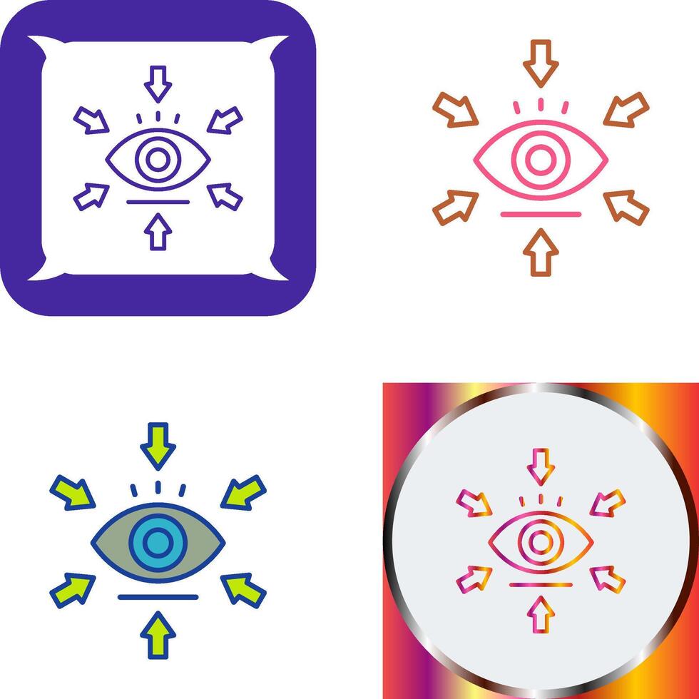 Visualization Icon Design vector