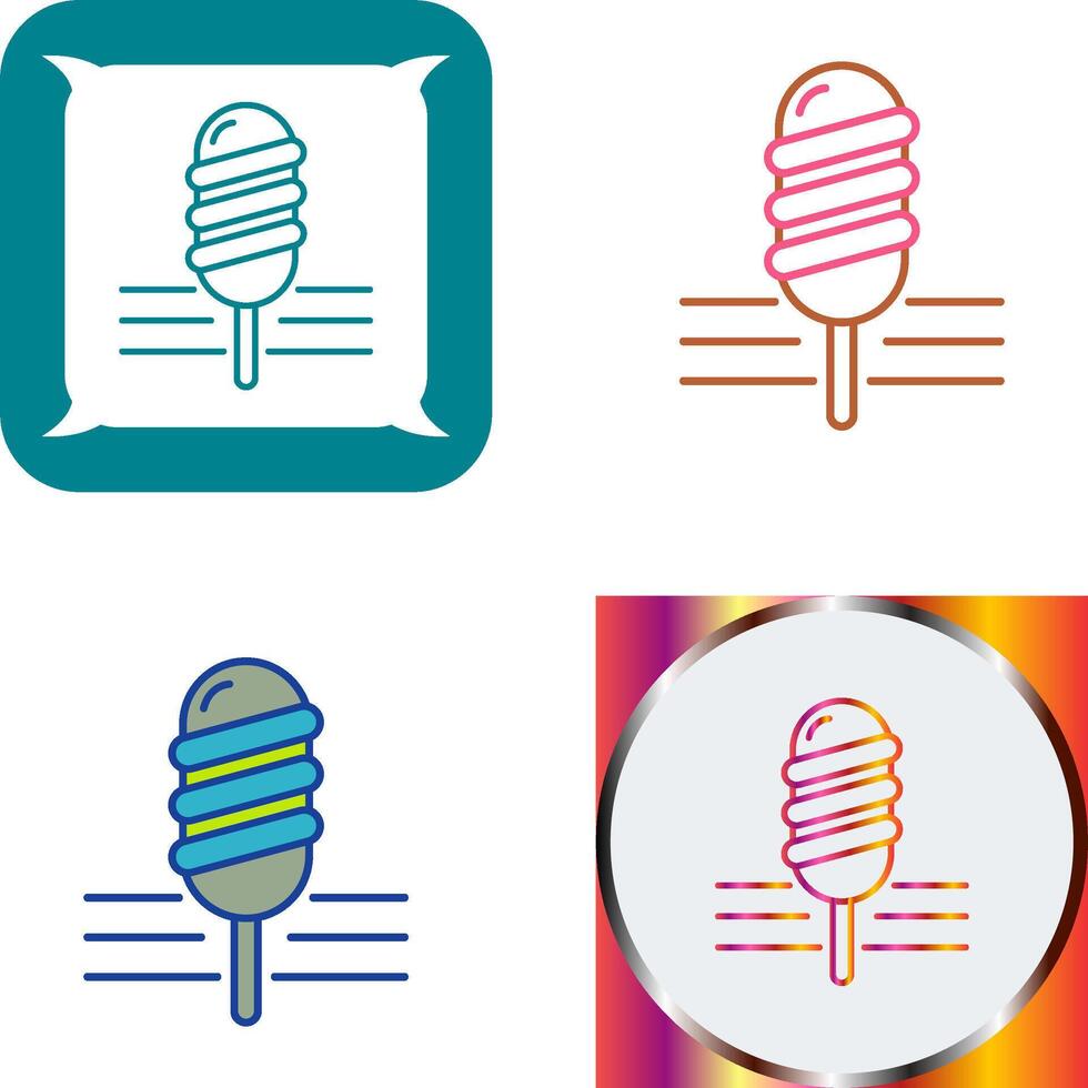 Popsicle Icon Design vector