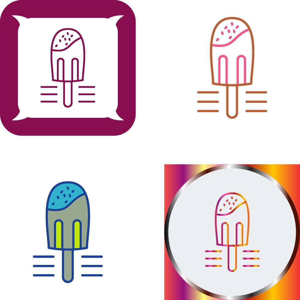 Popsicle Icon Design vector