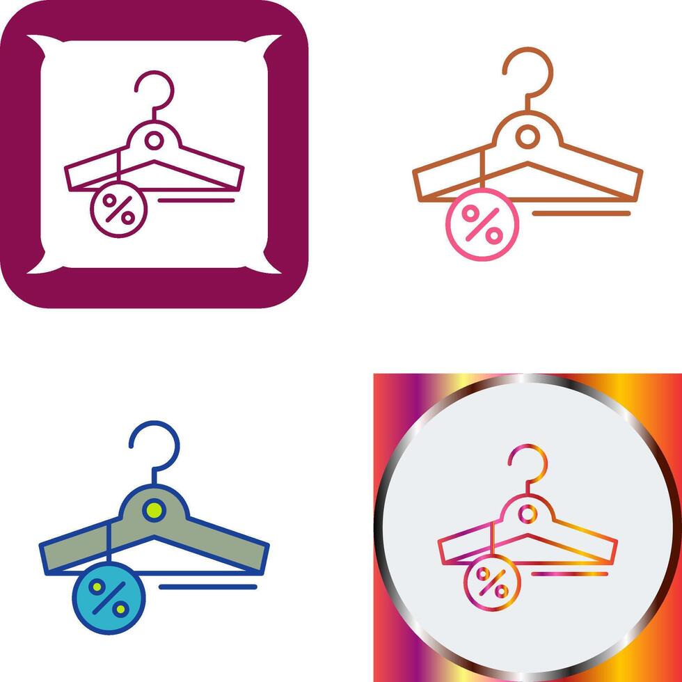 Hanger Icon Design vector
