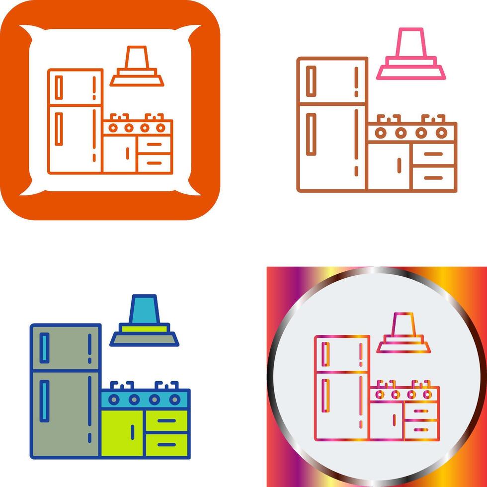 Kitchen Icon Design vector