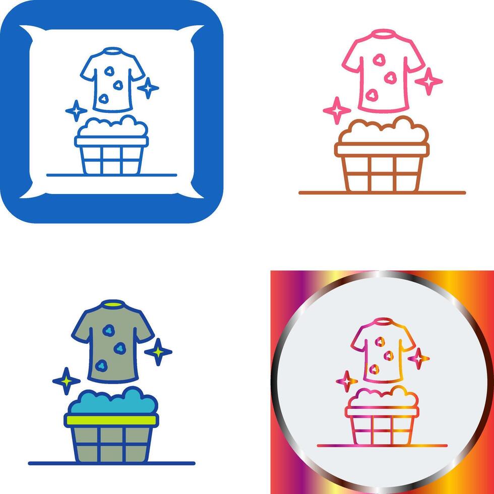 Laundry Icon Design vector