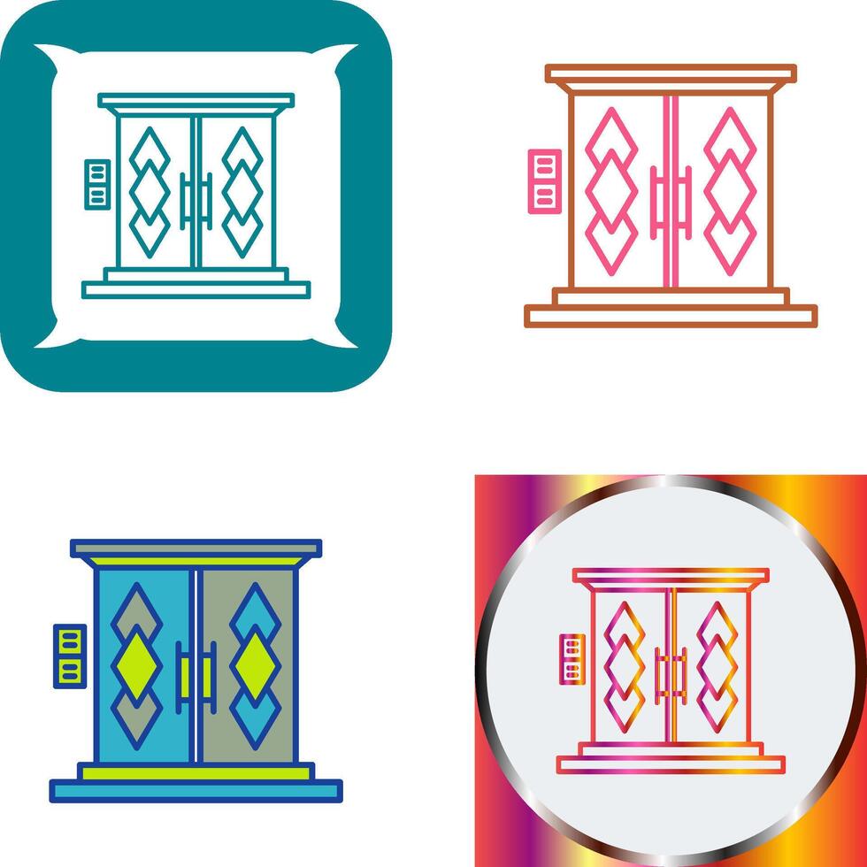 Door Icon Design vector