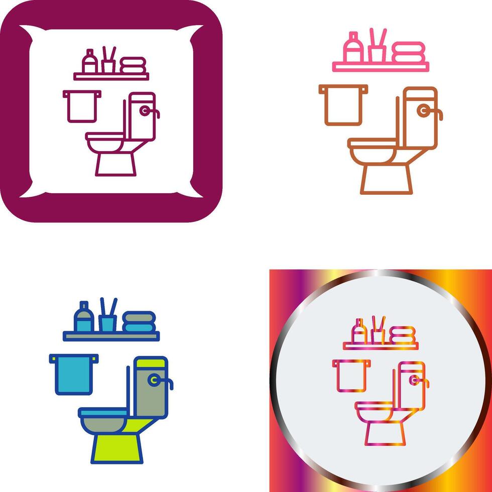 Toilet Icon Design vector