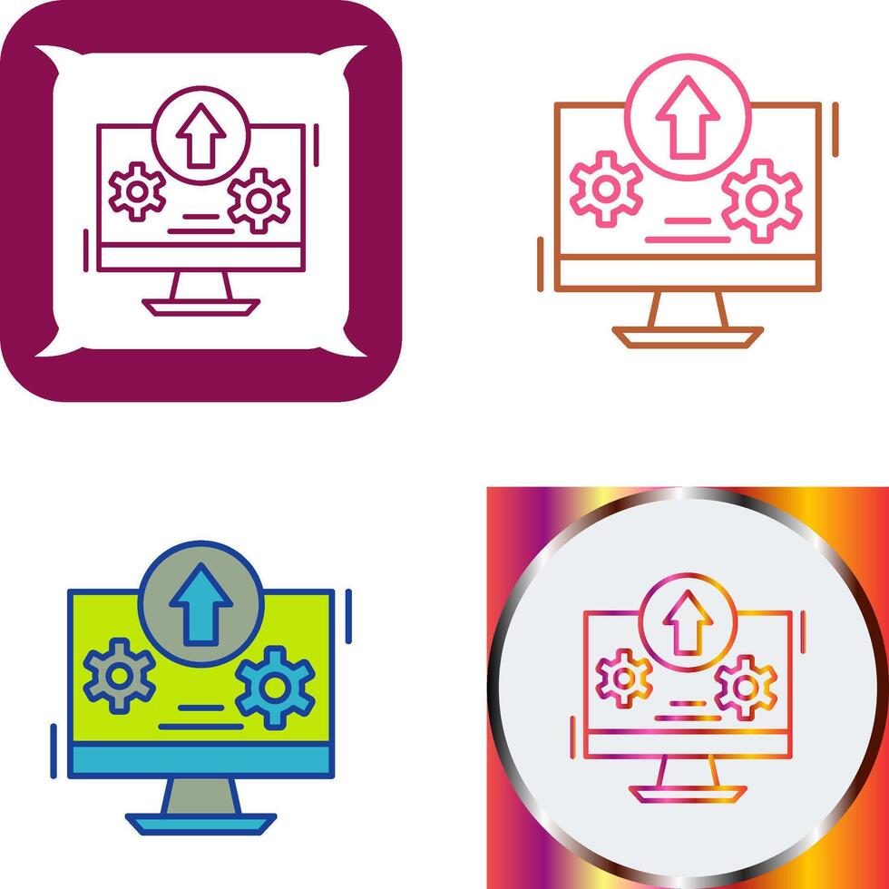 Upload Icon Design vector