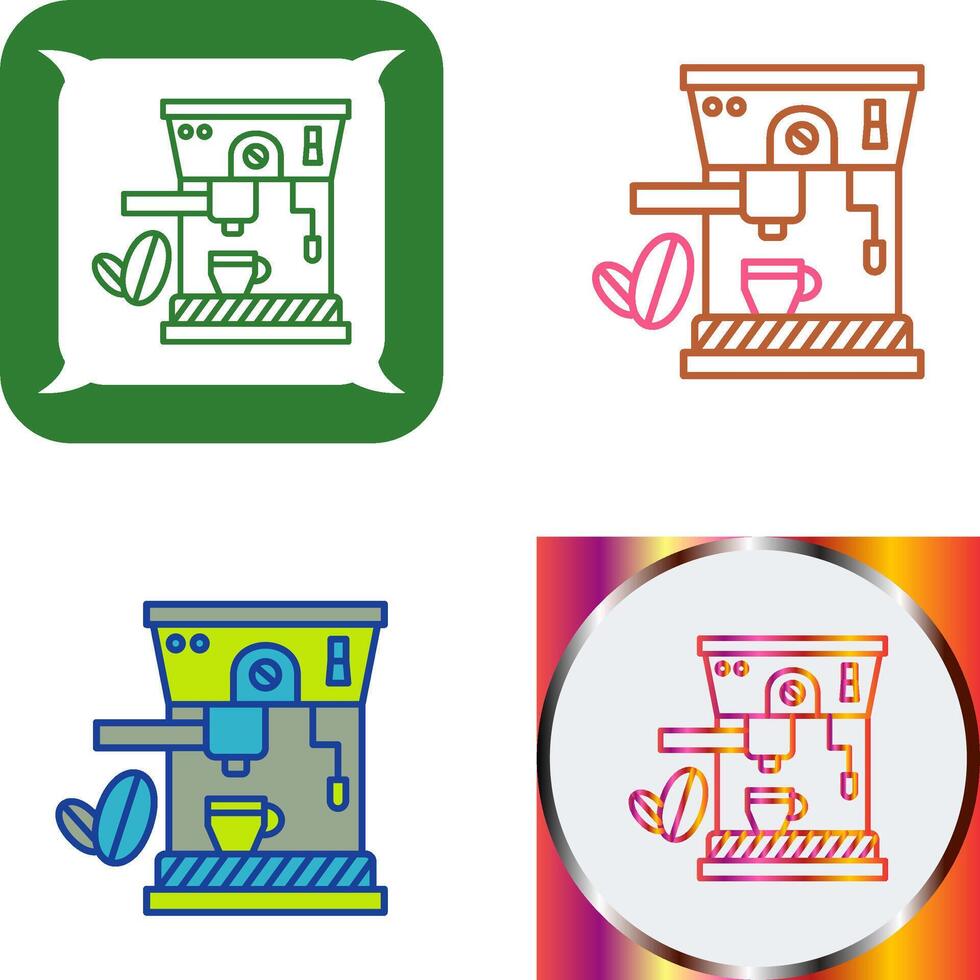 Coffee Machine Icon Design vector
