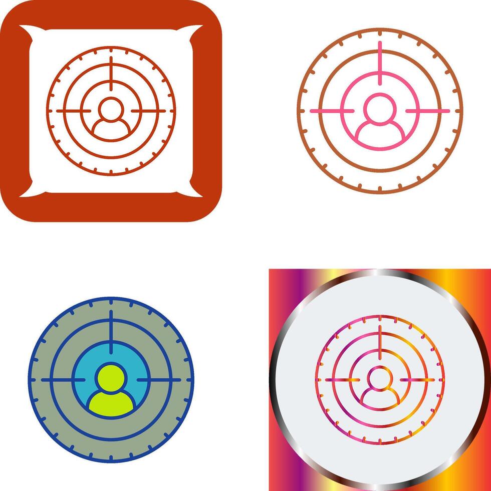 Goal Icon Design vector