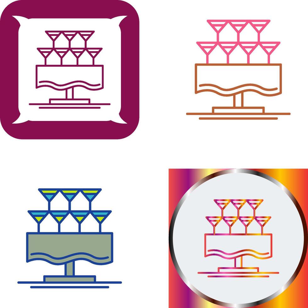 Glasses Icon Design vector