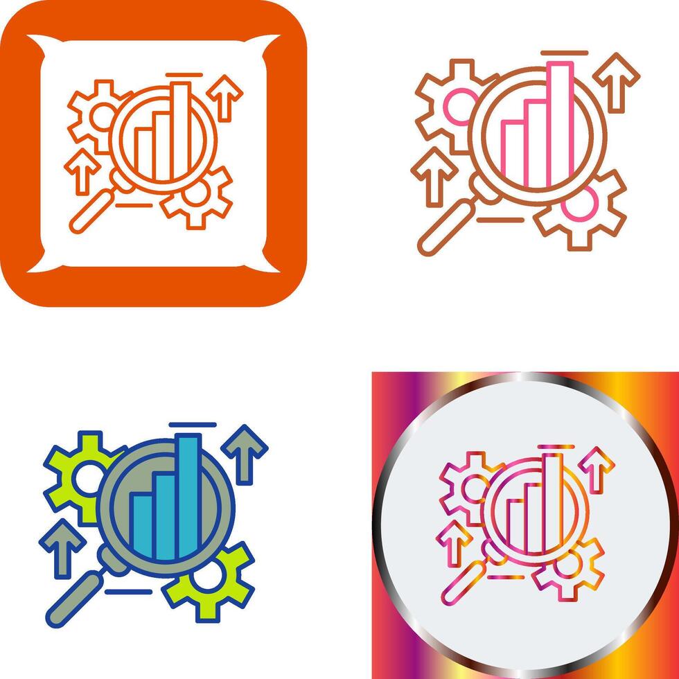 Analysis Icon Design vector