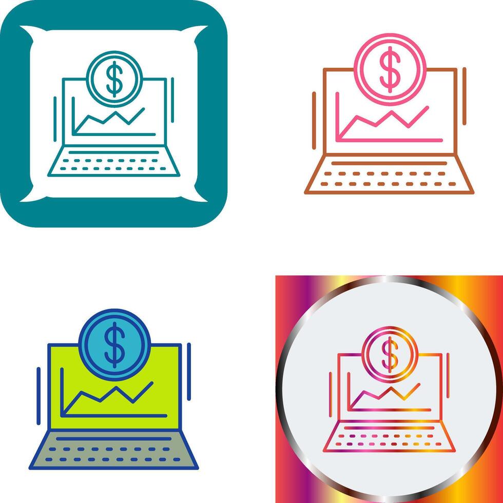 Laptop Icon Design vector