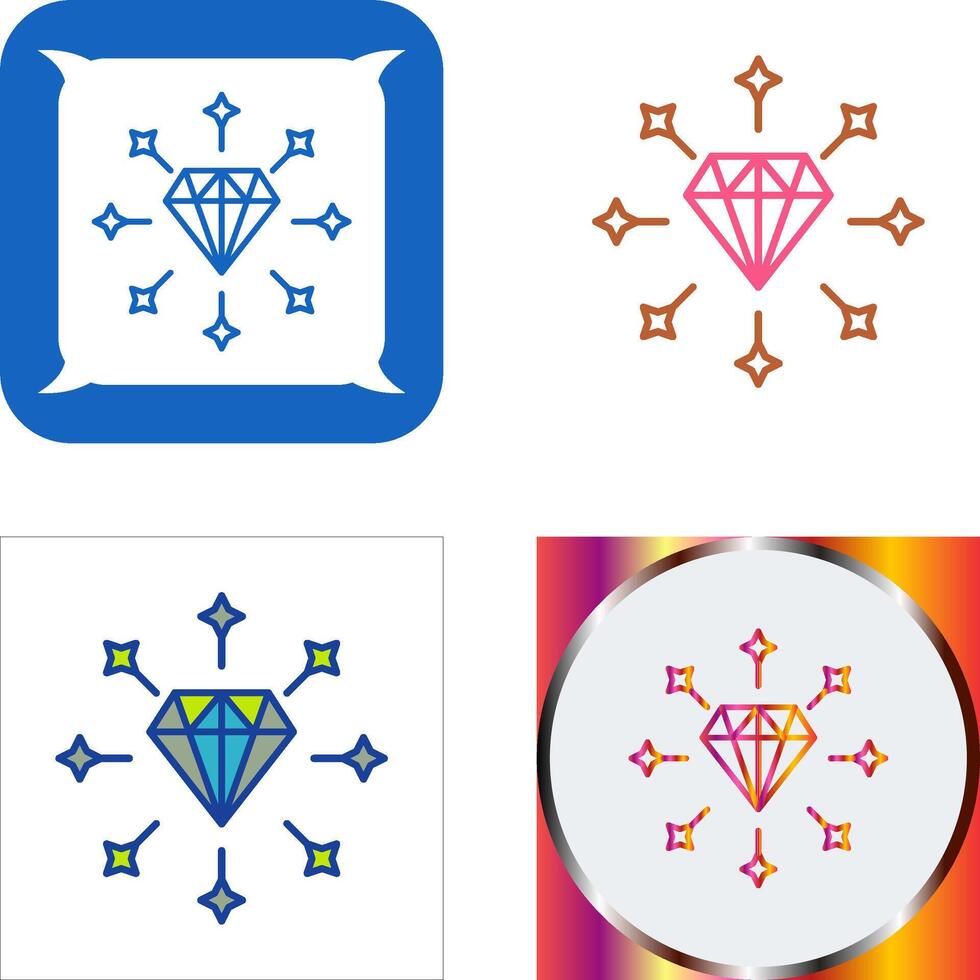 Diamond Icon Design vector