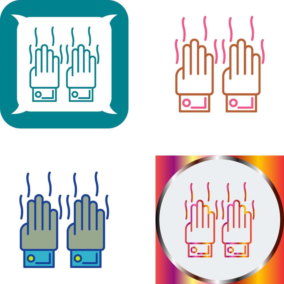 Smelly Hands Icon Design vector