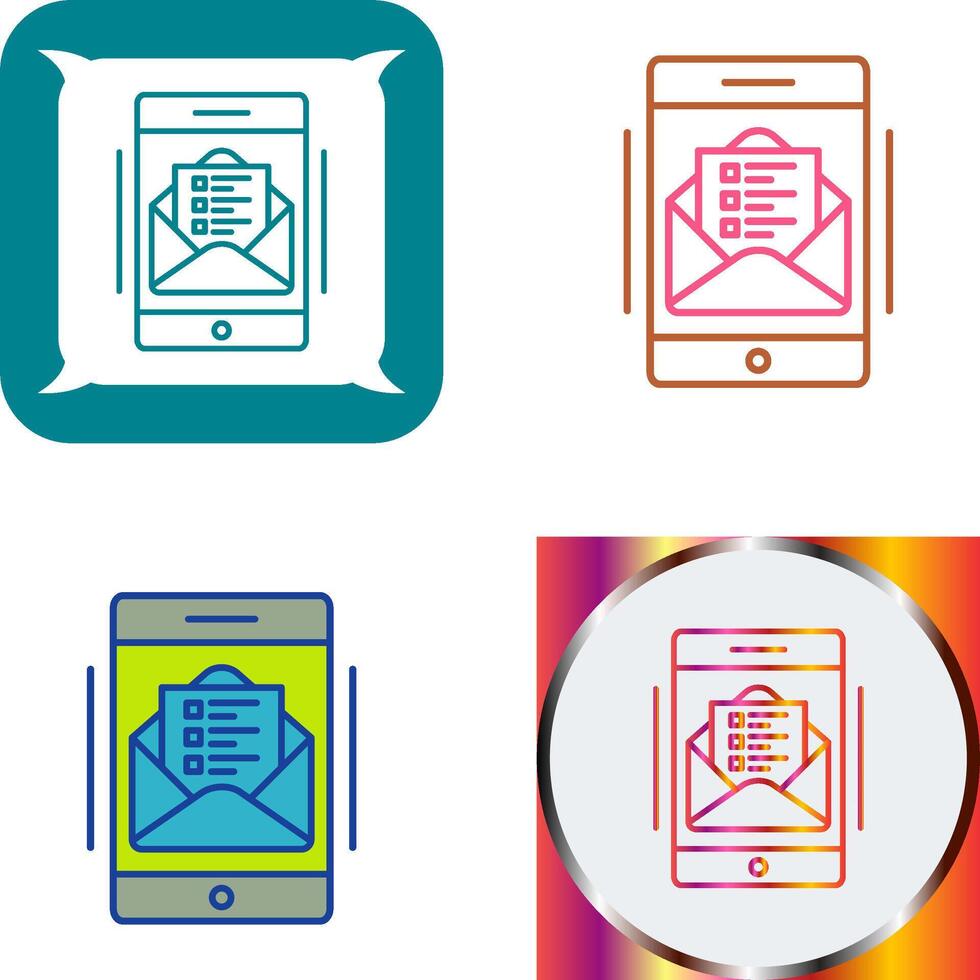 Email Icon Design vector
