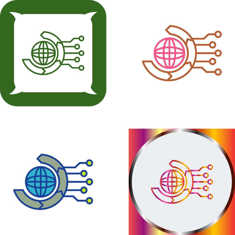 Internet Icon Design vector