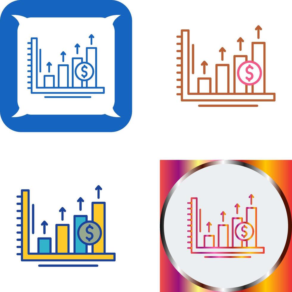Profit Icon Design vector