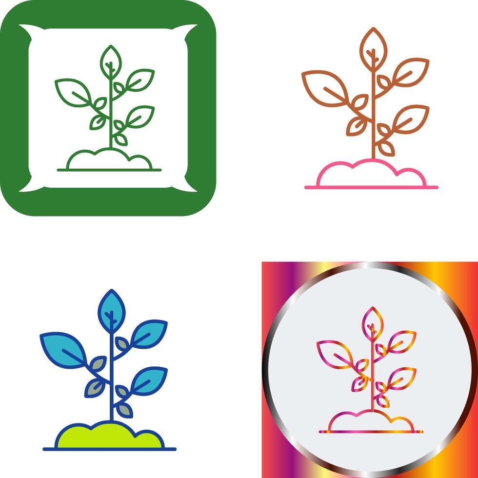 Sprout Icon Design vector