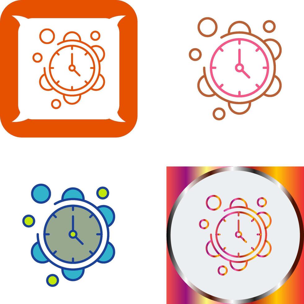Clock Icon Design vector
