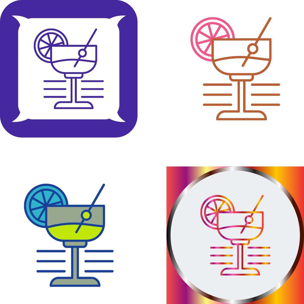 Martini Icon Design vector