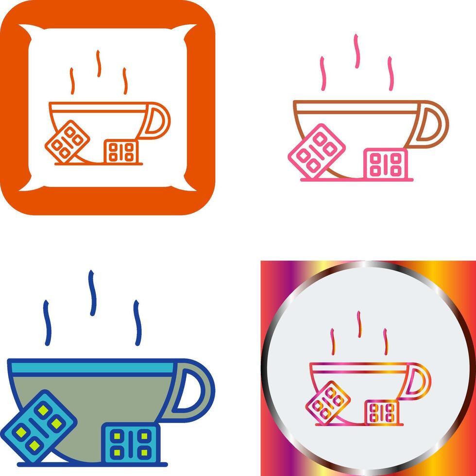 Hot Chocolate Icon Design vector