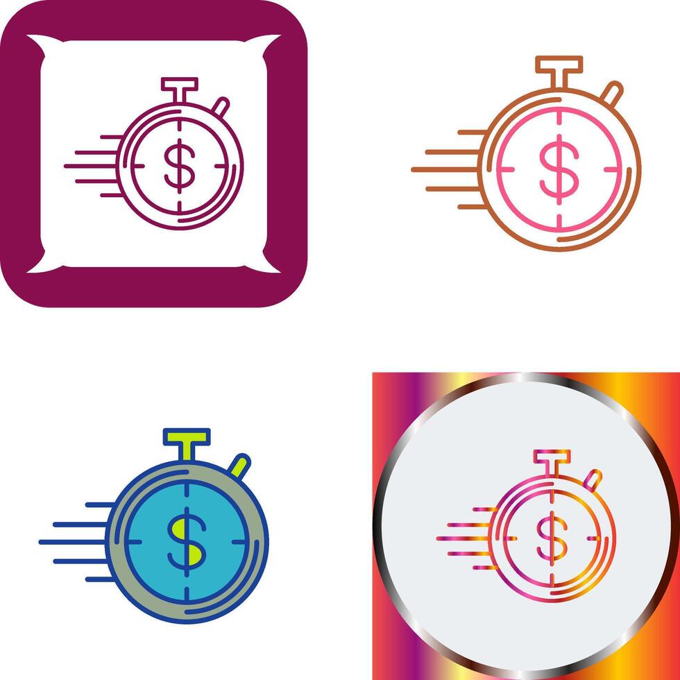 Timer Icon Design vector
