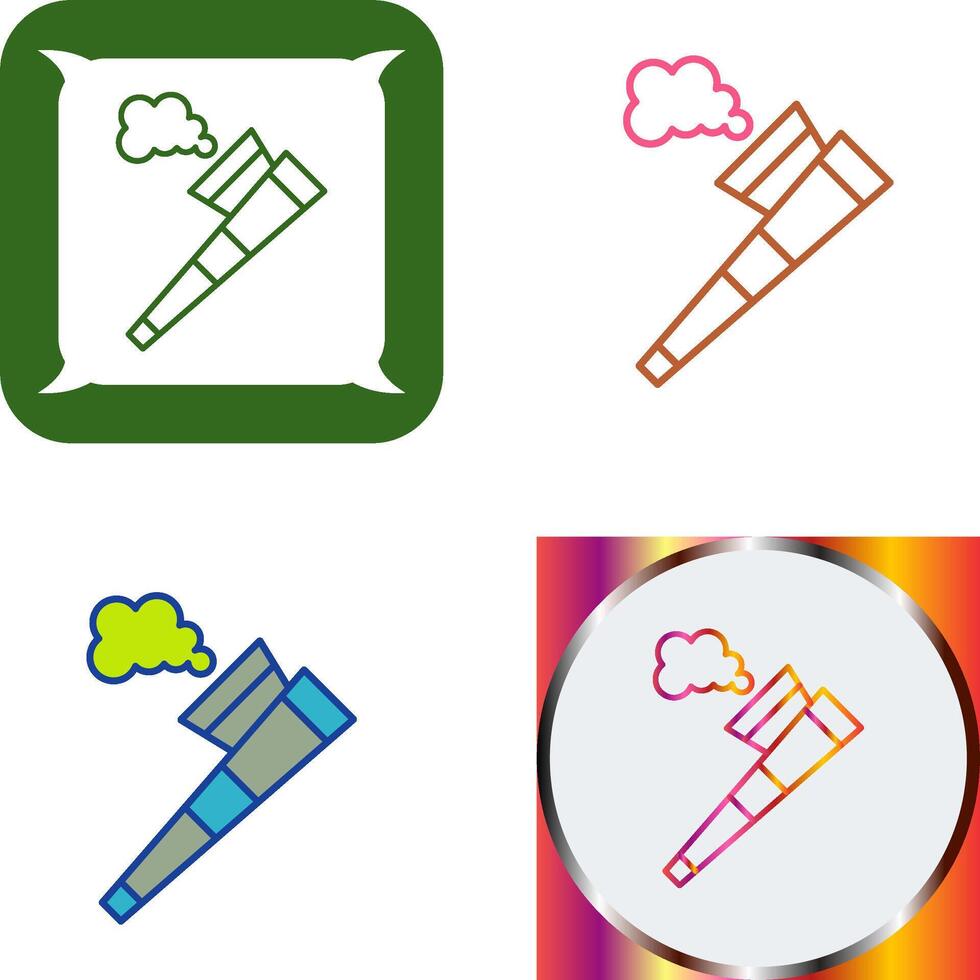 Pipe Icon Design vector