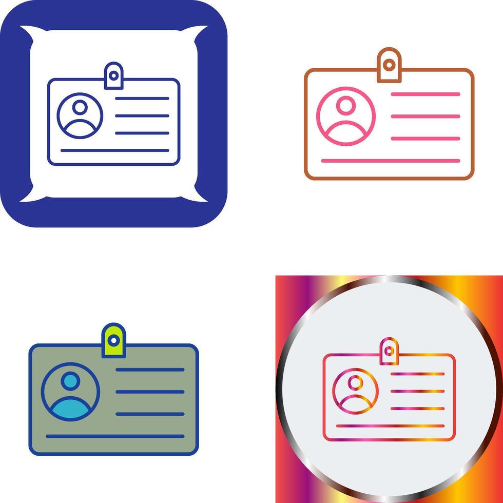 Card Icon Design vector