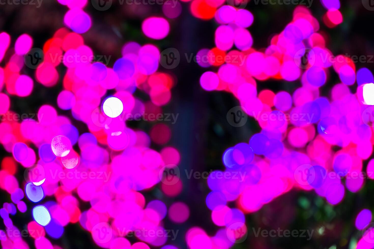 Multicolored defocused lights photo