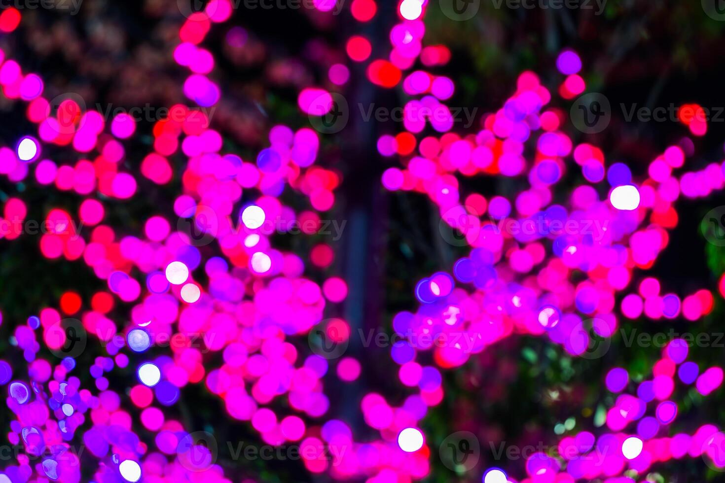 Multicolored defocused lights photo