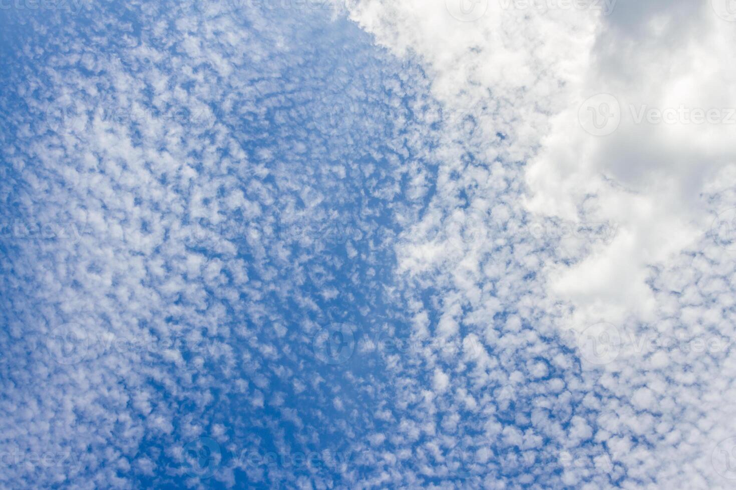 Cloud against the blue sky photo