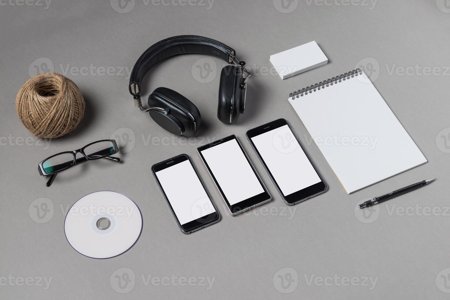 Template for branding identity photo