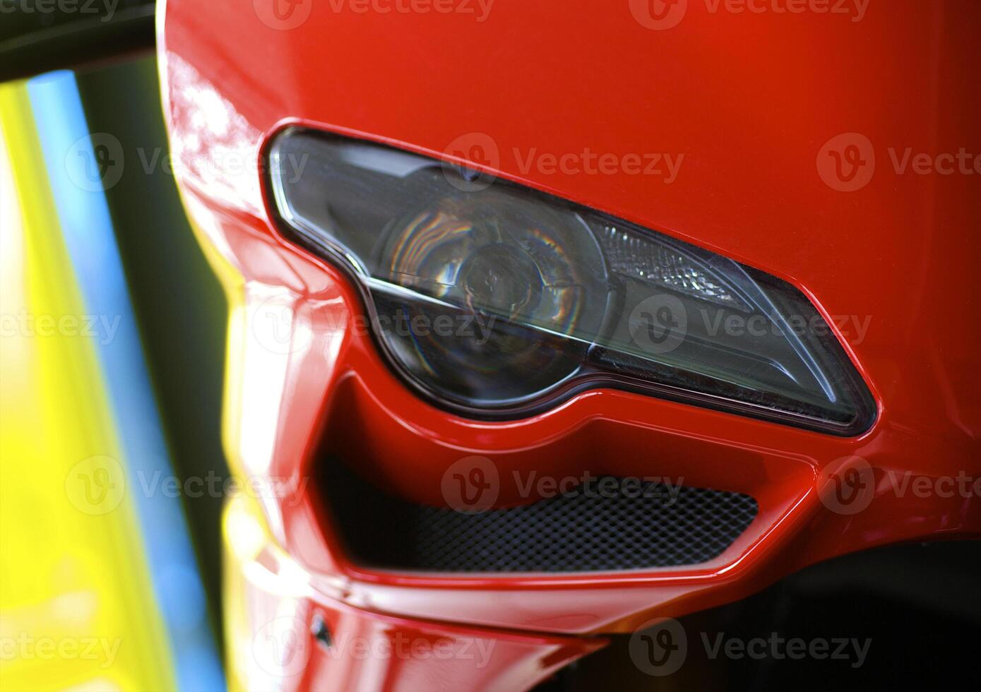 Detail of the sport motorcycle photo
