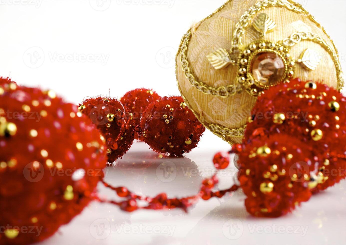 Different color is Christmas toys for the fir tree photo
