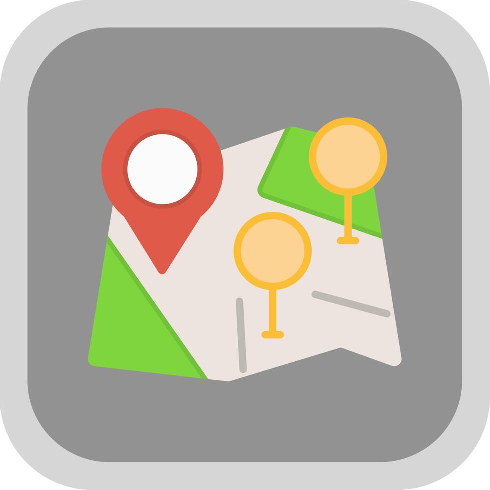 Multiple POIs Vector Icon Design