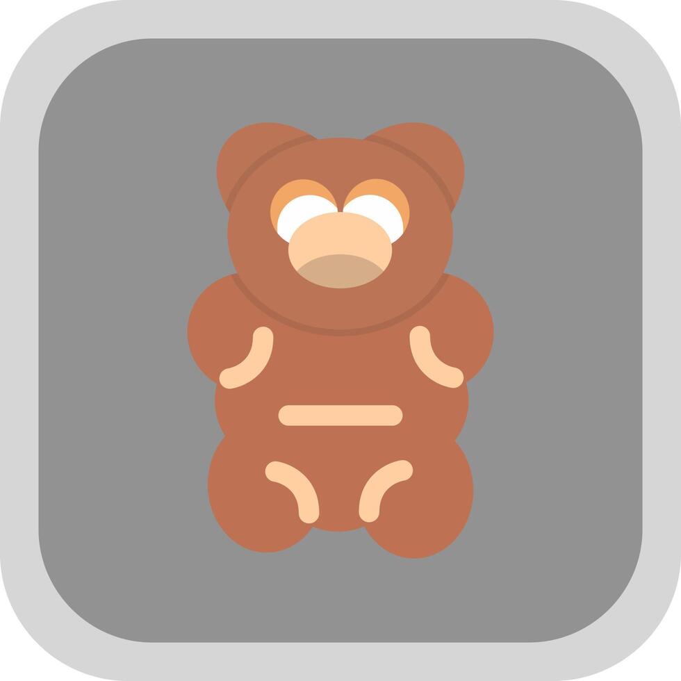 Gummy Bear Vector Icon Design