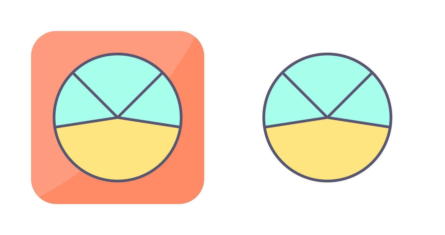 Pie Chart Analysis Vector Icon