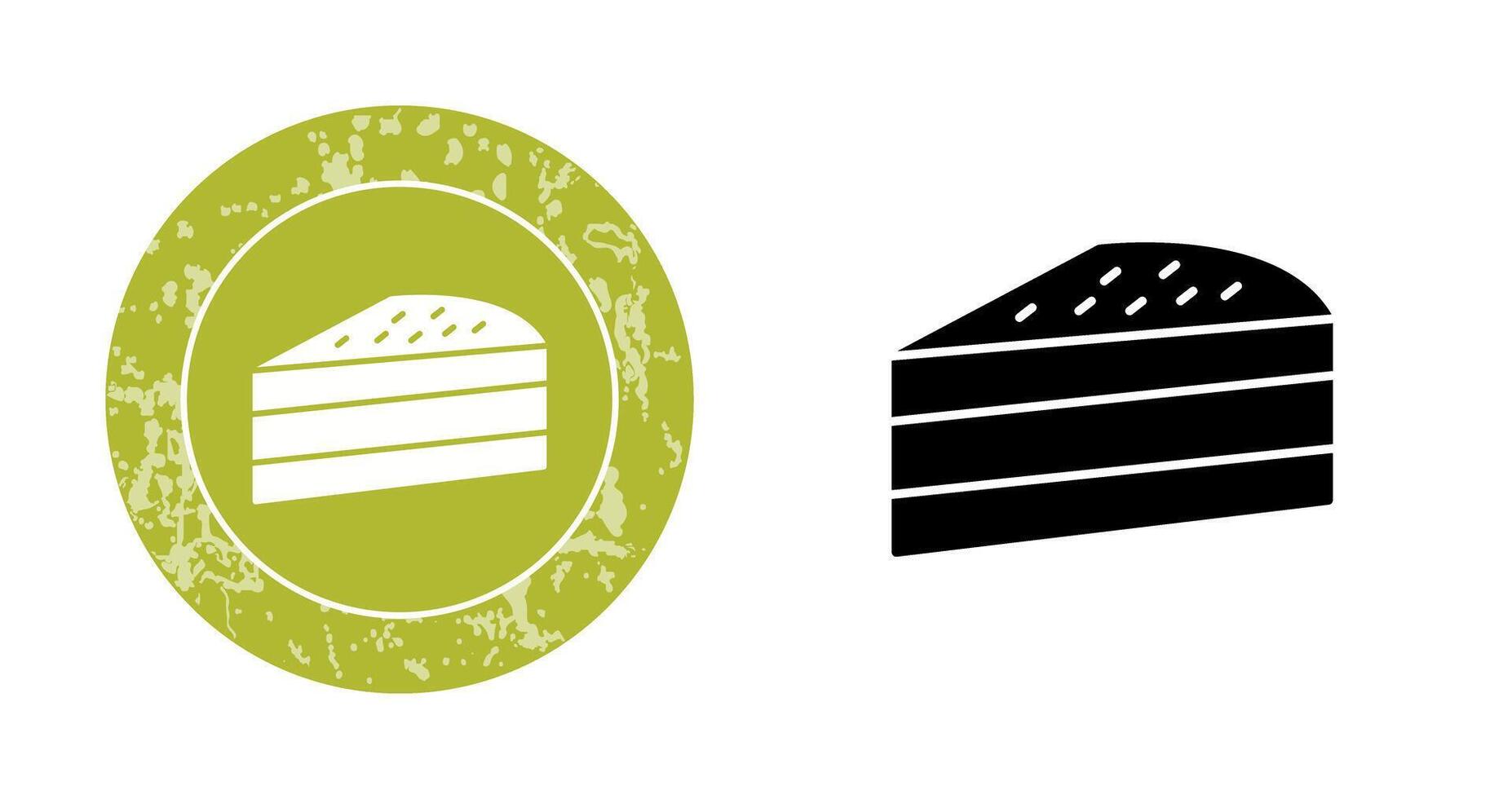 Cake Slice Vector Icon