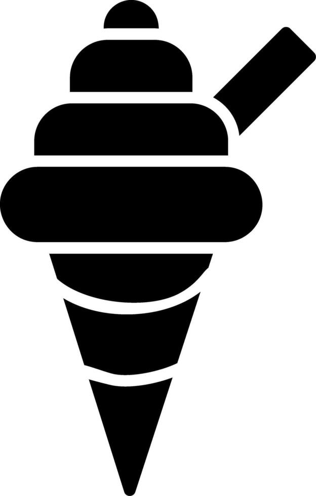 Ice Cream Glyph Icon vector