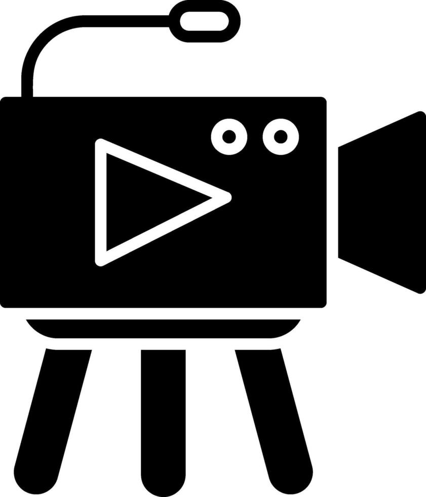 Camera Glyph Icon vector