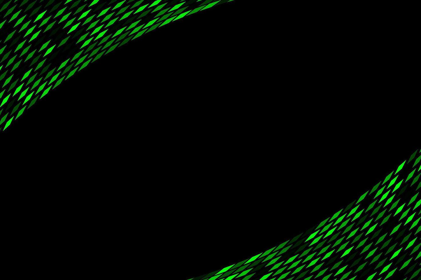 Green corner frame invitation abstract background vector
