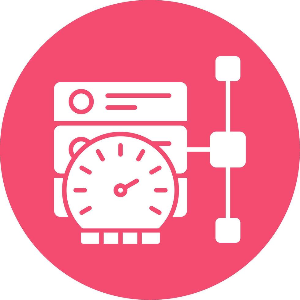 Performance Multi Color Circle Icon vector