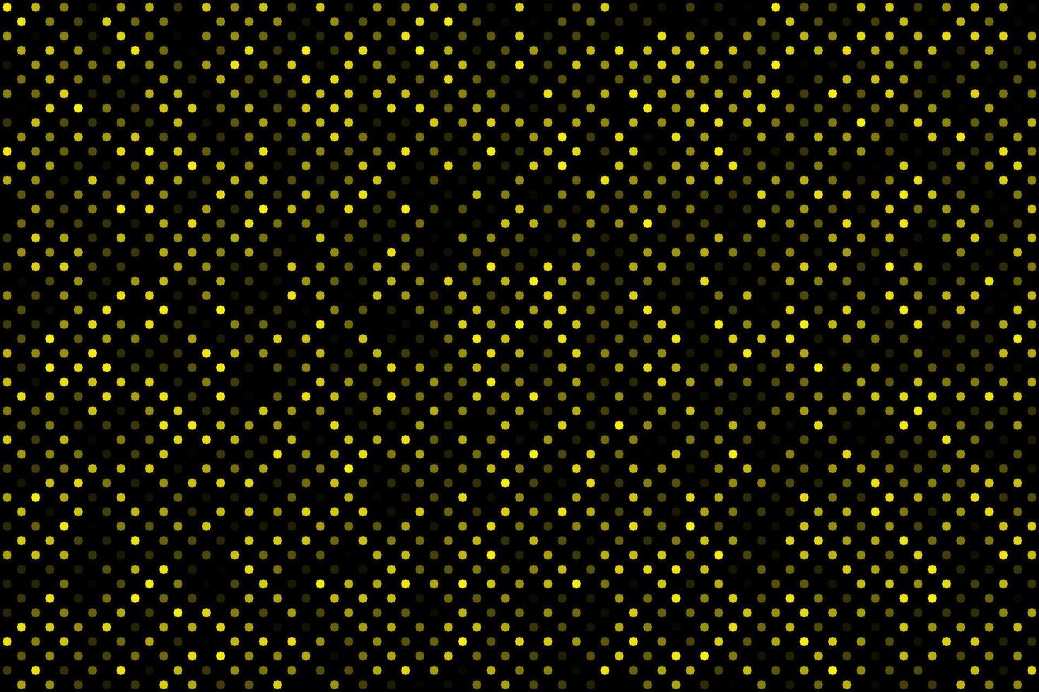 Golden sparkling geometric dots pattern abstract background vector