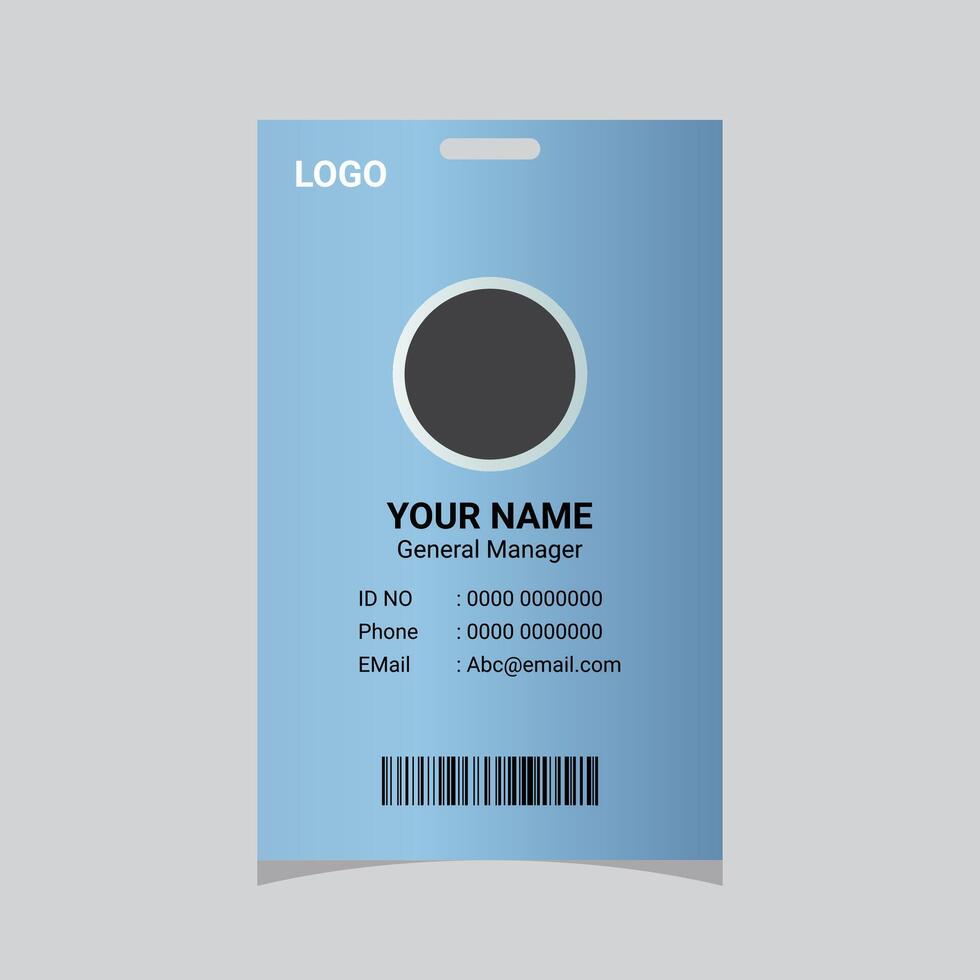business id card template, Professional id card vector