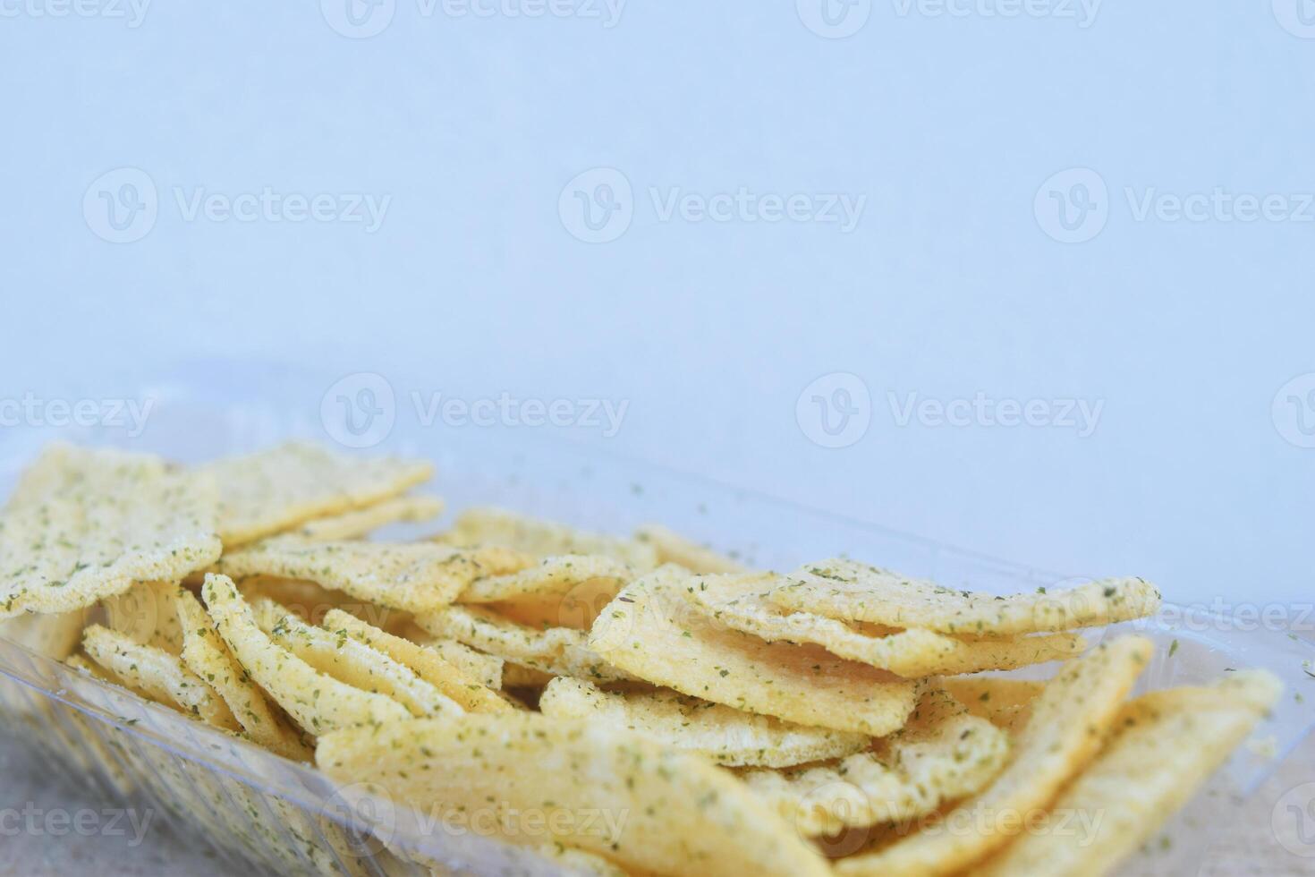 net chips in a plastic container that tastes good photo