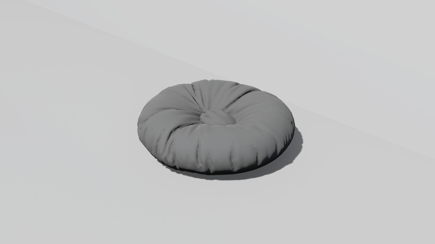 3d rendering round beanbag photo