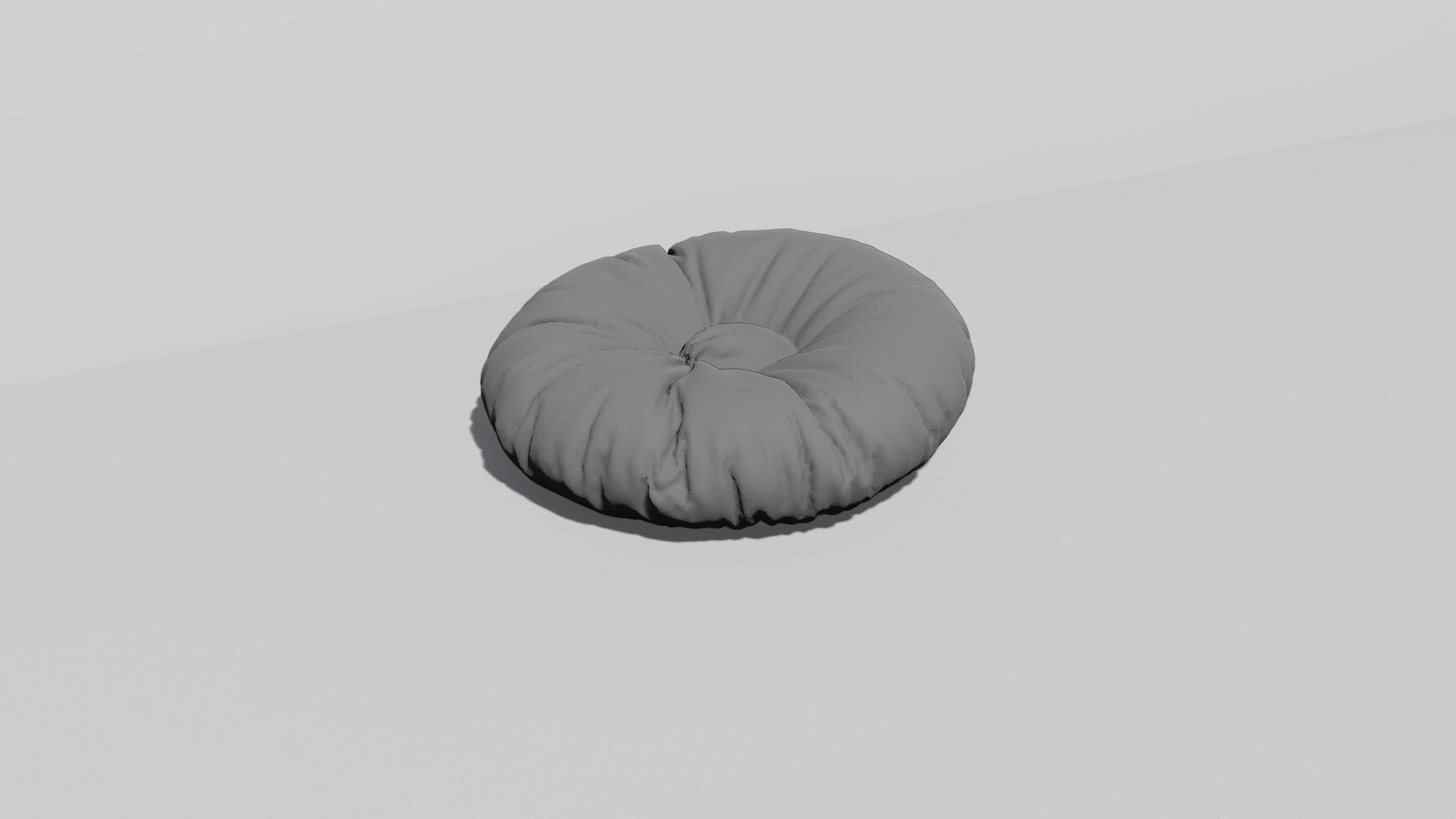 3d rendering round beanbag photo