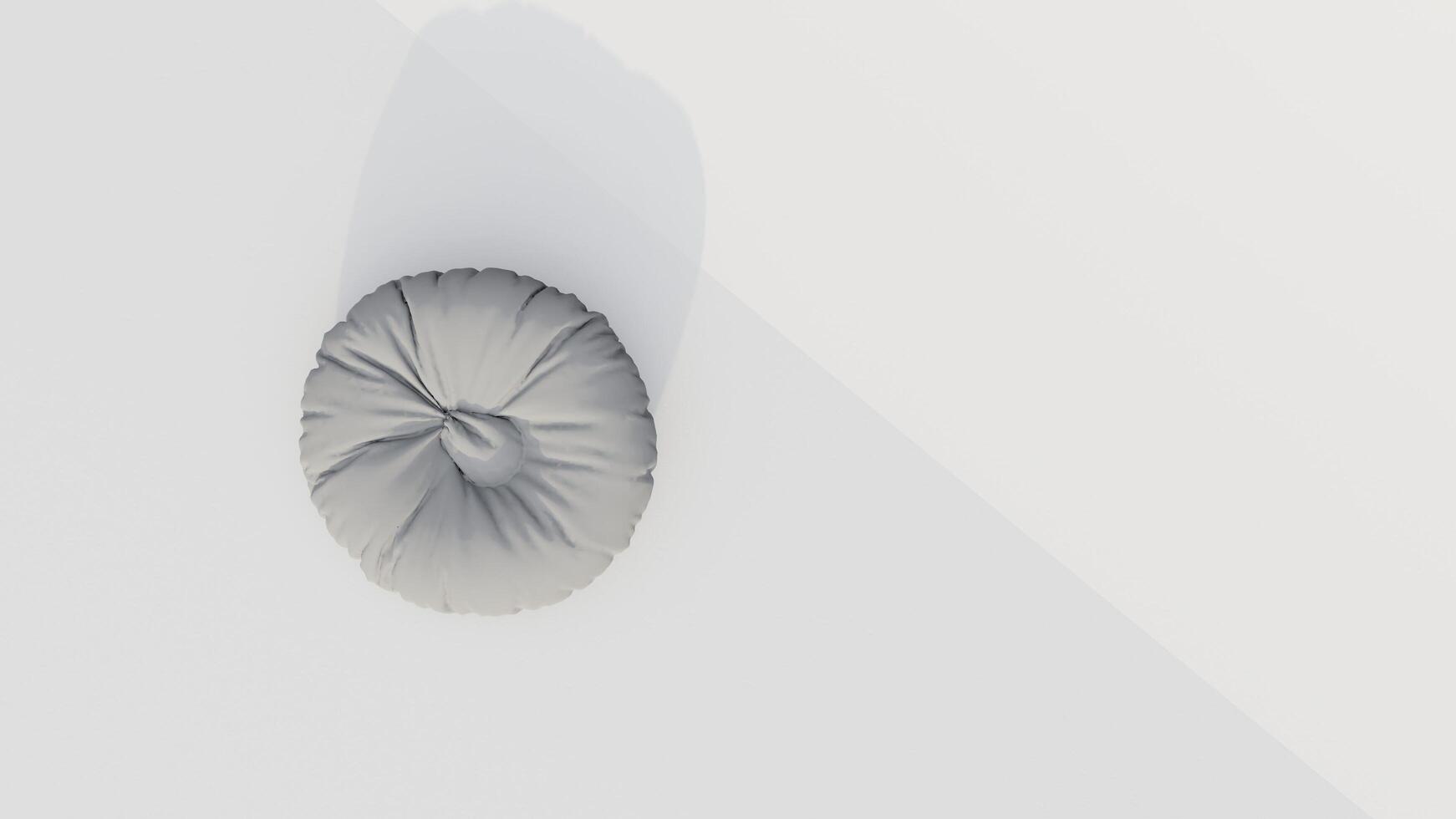 3d rendering round beanbag photo